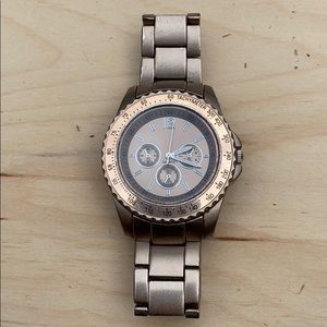 Target Watch Rose Gold face with silver band